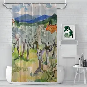 Olive Trees Shower Curtain (Multi-Size)