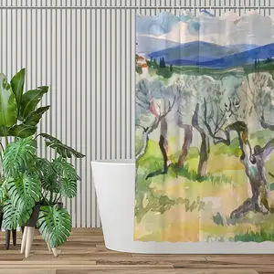 Olive Trees Shower Curtain (Multi-Size)