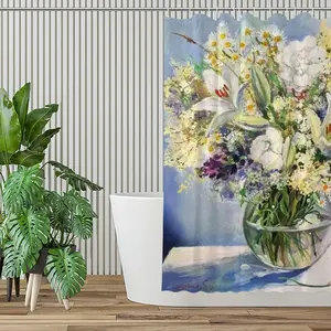 Summer Flowers Shower Curtain (Multi-Size)