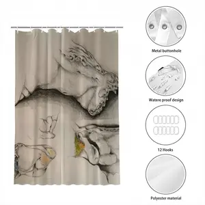 Close Look 6 Shower Curtain (Multi-Size)