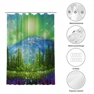 Mysterious Full Moon Shower Curtain (Multi-Size)