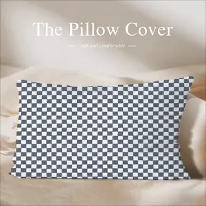 Black-And-White Polyester Pillow (Rectangle, Multi-Size)