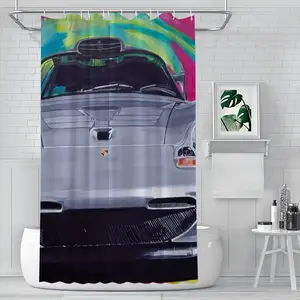 Porsche Gt1 Shower Curtain (Multi-Size)