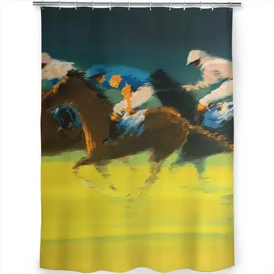 Racing Horses Shower Curtain (Multi-Size)