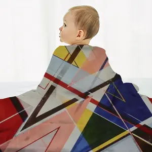 Terror In The Triangle Baby Flannel Blanket (Horizontal)