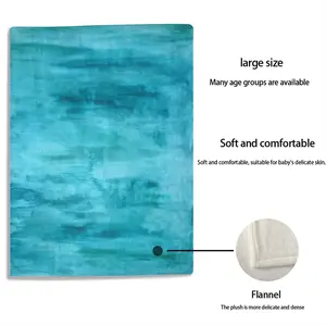 The Sea Baby Flannel Blanket (Horizontal)