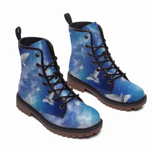 Men Valley Of The Stars Leather Work Boots