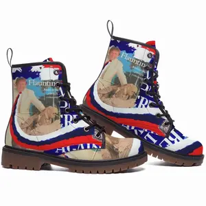 Men Great Again - Flag Usa Trump Putin Street Art Interior Design Decor Ideas Leather Work Boots