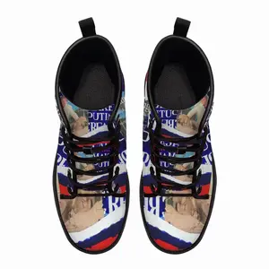 Men Great Again - Flag Usa Trump Putin Street Art Interior Design Decor Ideas Leather Work Boots