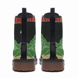 Men Tree Legged Toad Politics Political Animals Humour King Emperor Leather Work Boots