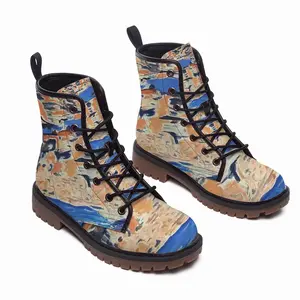 Men Lazuli Leather Work Boots