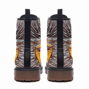 Men Monkey - Watercolor Animals Wild Interior Decor Gift Ideas Design Asian Leather Work Boots