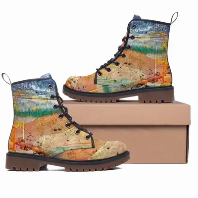 Men Nature Is Magical Leather Work Boots