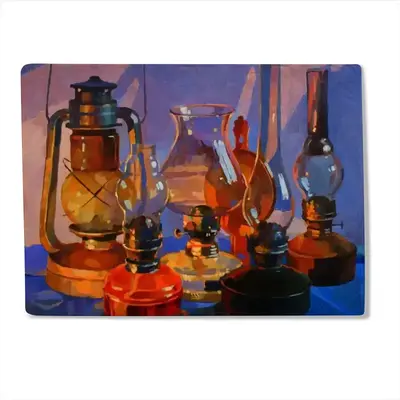 Still Life With Kerosene Lamps Baby Flannel Blanket (Horizontal)