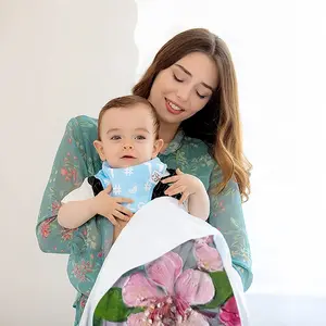 First Bumble Bee Baby Flannel Blanket (Horizontal)