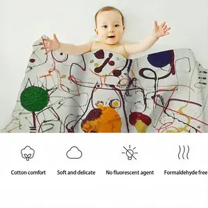 To Beat The Bullet Baby Flannel Blanket (Horizontal)