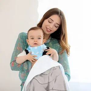 Rivers Baby Flannel Blanket (Horizontal)