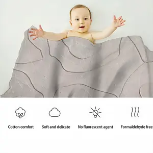 Rivers Baby Flannel Blanket (Horizontal)