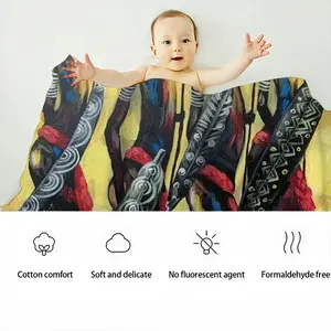 Masai Warriors Ii Baby Flannel Blanket (Horizontal)