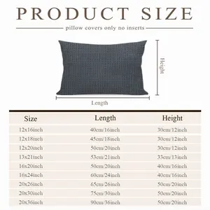 Anthracite Polyester Pillow (Rectangle, Multi-Size)