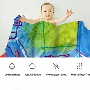 Everyday Micro-Scenes 055 Baby Flannel Blanket (Horizontal)