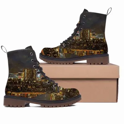 Men Moscow Tv Tower Leather Work Boots