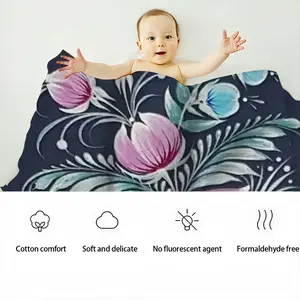 Night Pleasure Baby Flannel Blanket (Horizontal)