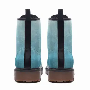 Men Shapes Of Water Leather Work Boots