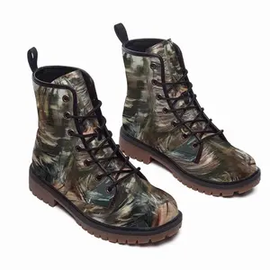 Men Female Violence Leather Work Boots