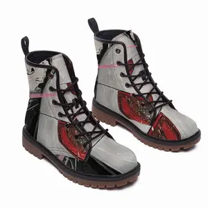 Men Fireflies Leather Work Boots