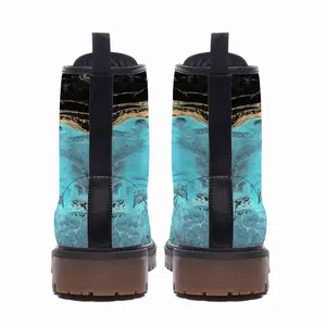 Men Caribbean Beaches Leather Work Boots