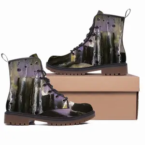 Men Stalagmites Leather Work Boots