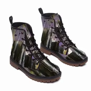 Men Stalagmites Leather Work Boots