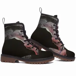 Men Rainbow Dust Leather Work Boots