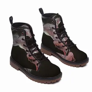 Men Rainbow Dust Leather Work Boots