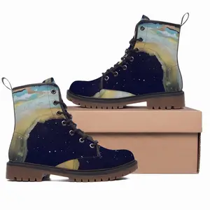 Men Broken Rainbow Leather Work Boots