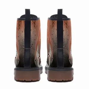 Men Copper Rain Leather Work Boots