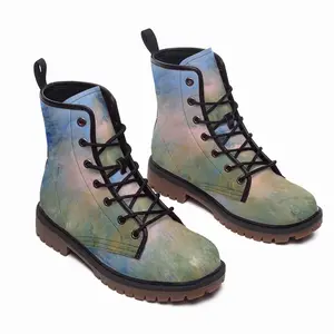 Men Top Of The Hill Leather Work Boots