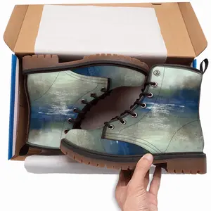 Men Misty Lake Leather Work Boots