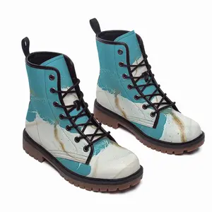 Men Shifting Sand Leather Work Boots