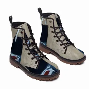 Men Pepsi Leather Work Boots