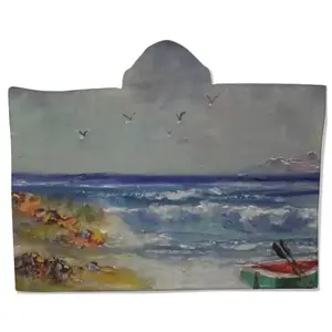 Resting On The Beach Kids Hat Blanket