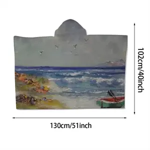 Resting On The Beach Kids Hat Blanket