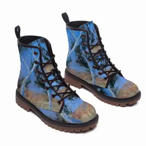 Men Australian Ghost Gum Trees Leather Work Boots