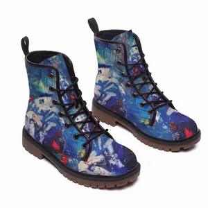 Men Space Station Leather Work Boots