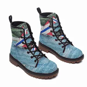 Men Sailboat At Holmes Leather Work Boots