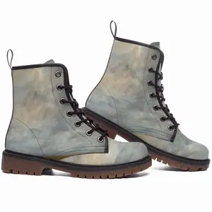 Men Expressive Sky Leather Work Boots