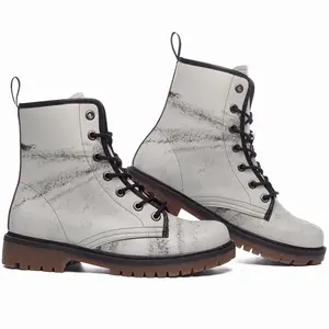 Men Peaceful Landscape Leather Work Boots