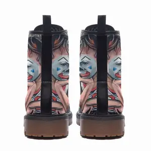 Men Clowns Leather Work Boots