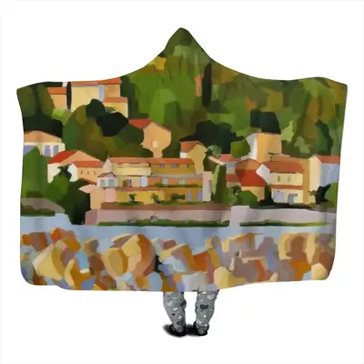 Bather In Sète Kids Hat Blanket